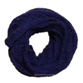 Motif de torsion des femmes tricoté hiver cercle boucle écharpe snood (SK104)